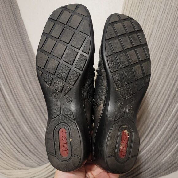 Rieker Antistress Two-Tone Metallic Ankle boots Sz 38 - Picture 6 of 8